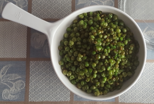 Fried Green Peas (Жареный зеленый горох)